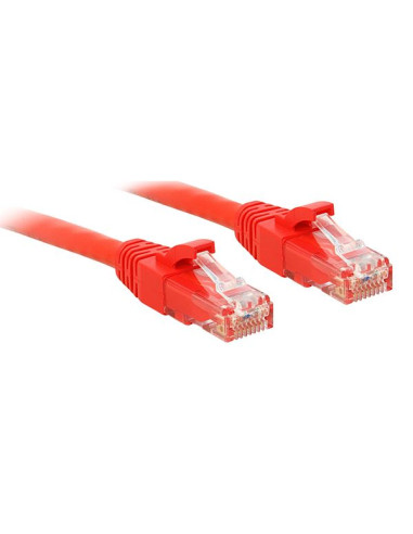 CAVO DI RETE CAT.6 U UTP ROSSO 1M