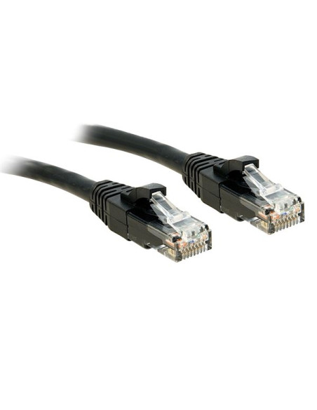 CAVO DI RETE CAT.6 U UTP NERO 1M