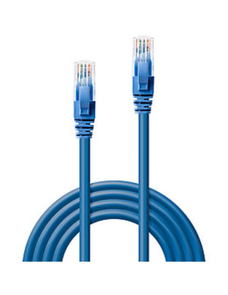 CAVO DI RETE CAT.6 U UTP BLU 1M