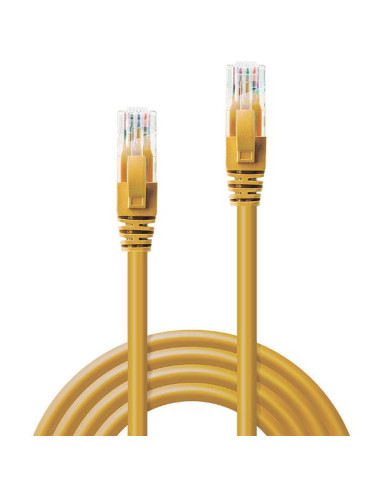 CAVO DI RETE CAT.6 U UTP GIALLO 2M
