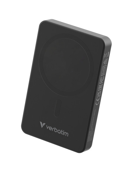 VERBATIM POWER BANK CHARGENGO ESSENTIALS MAGNETIC WIRELESS 10000MAH BLACK