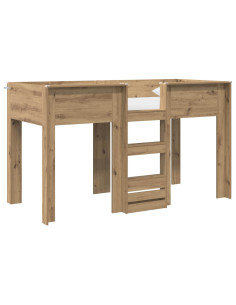 Letto a Castello per Bambini Rovere artigianale 75 x 190 cm 2