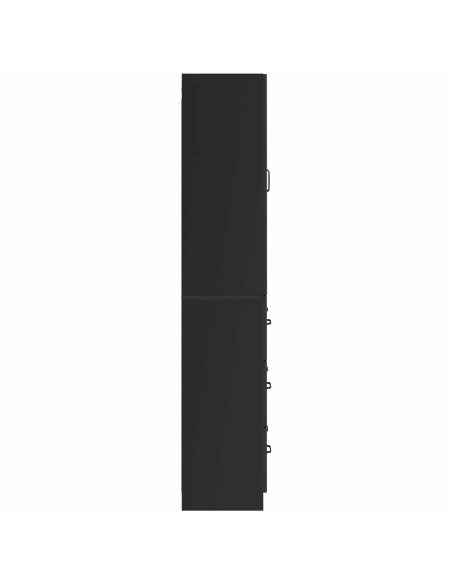 Set di armadi 2 pcs Nero 66 x 34,5 x 87 cm Legno ingegnerizzato