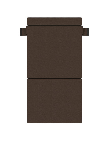Divano Letto Pieghevole Tortora 70 x 72 x 60 cm Tessuto