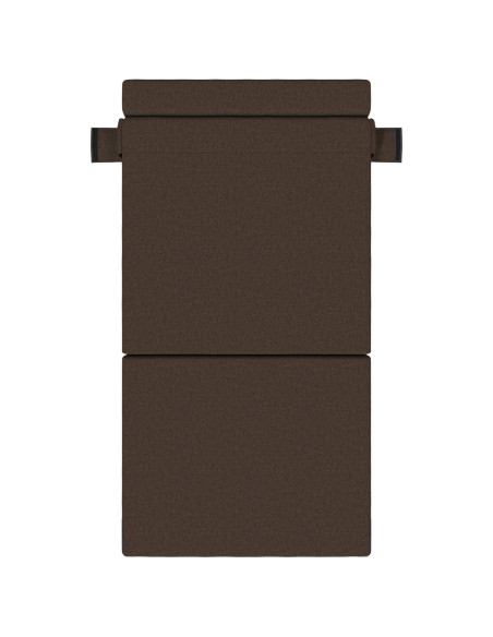 Divano Letto Pieghevole Tortora 70 x 72 x 60 cm Tessuto
