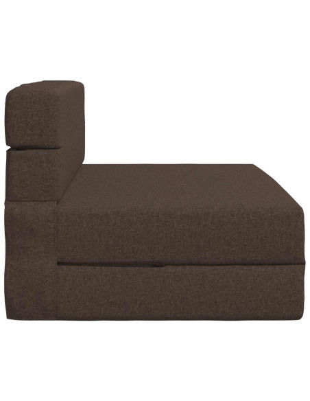 Divano Letto Pieghevole Tortora 70 x 72 x 60 cm Tessuto