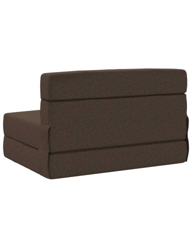 Divano Letto Pieghevole Tortora 70 x 72 x 60 cm Tessuto