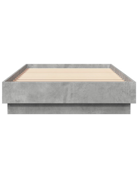 Struttura letto a pavimento Grigio Cemento 80 x 200 cm
