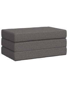 Divano Letto Pieghevole 80 x 67 x 45 cm Grigio Chiaro 2