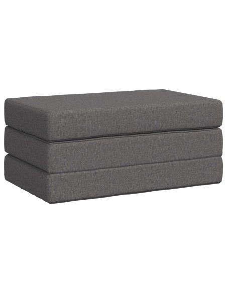 Divano Letto Pieghevole 80 x 67 x 45 cm Grigio Chiaro