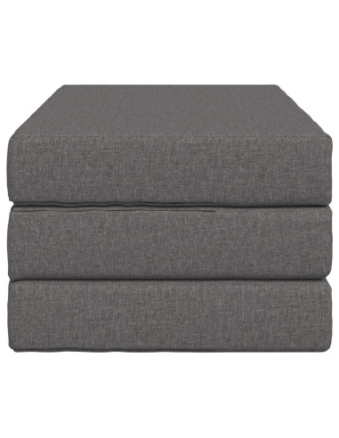 Divano Letto Pieghevole 80 x 67 x 45 cm Grigio Chiaro