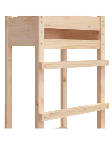 Torre da Gioco 53x46,5x169 cm in Legno Massello di Pino