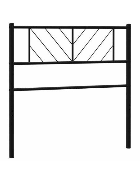 Testiera di Ricambio in Metallo Nero 100 cm