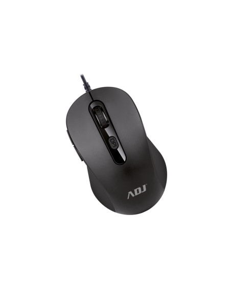 MOUSE USB OTTICO 6D EVO PURE BK 1000 DPI 6 TASTI PLUG&PLAY ADJ