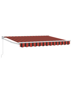 Tenda retrattile Arancione, Nero e Giallo 3,5 x 2 m
