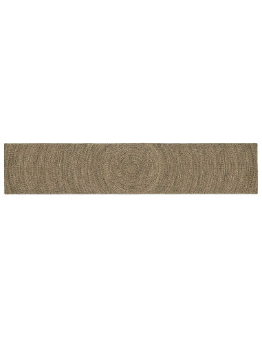 Tappeti per area Naturale e Nero 60 x 400 cm Juta