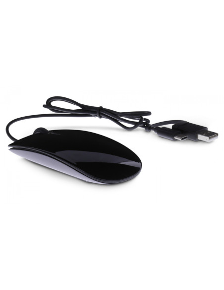 MOUSE USB-C/USB-A LMP SPACE GRAY ITALIA