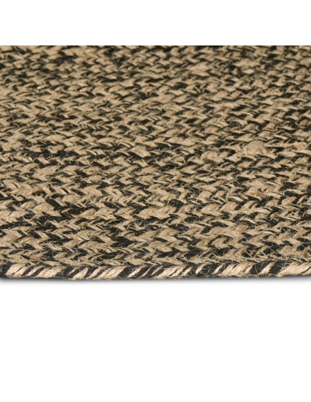 Tappeti per area Naturale e Nero 60 x 300 cm Juta