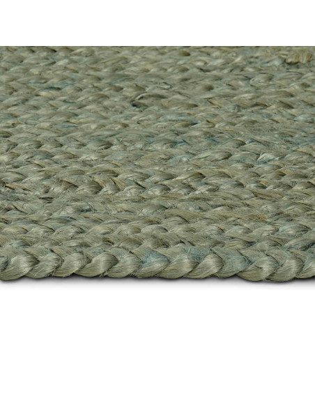 Tappeti per area Rettangolare Verde Oliva 140 x 200 cm Juta