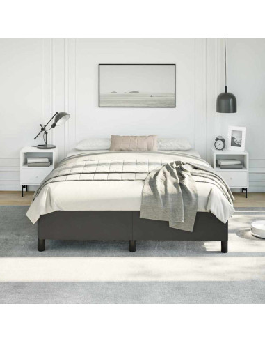 Struttura letto senza Materasso Nera 152x203 cm matrimoniale in Similpelle