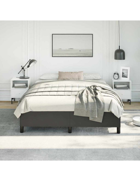 Struttura letto senza Materasso Nera 152x203 cm matrimoniale in Similpelle