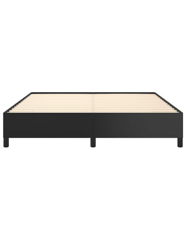 Struttura letto senza Materasso Nera 152x203 cm matrimoniale in Similpelle