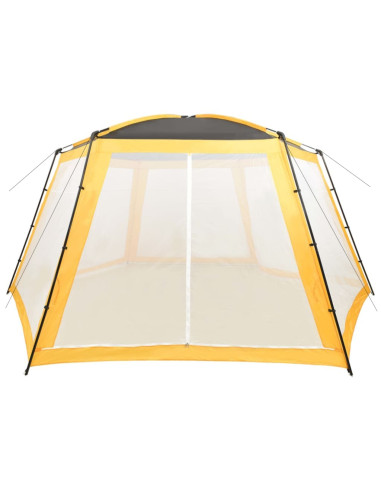 Tenda per Piscina in Tessuto 660x580x250 cm Gialla