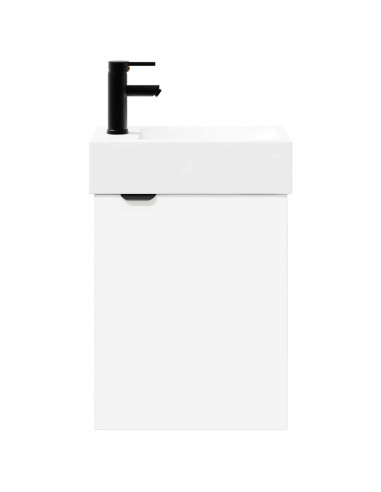 Mobile bagno con rubinetto Bianco 45,5 x 22,5 x 84 cm