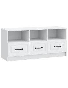 Mobile TV Bianco 102 x 34,5 x 47 cm Legno ingegnerizzato