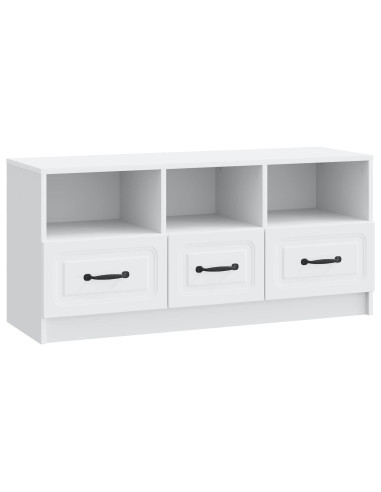 Mobile TV Bianco 102 x 34,5 x 47 cm Legno ingegnerizzato