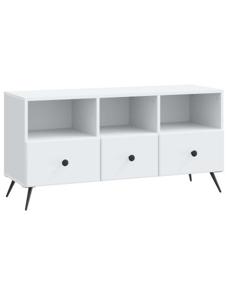 Mobile TV Bianco 102 x 34,5 x 50 cm Legno ingegnerizzato