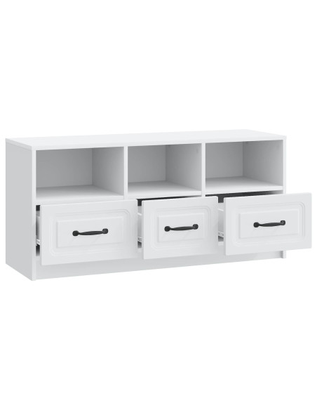 Mobile TV Bianco 102 x 34,5 x 47 cm Legno ingegnerizzato