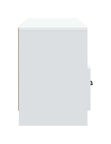 Mobile TV Bianco 102 x 34,5 x 47 cm Legno ingegnerizzato