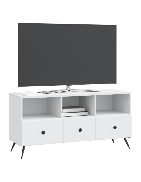 Mobile TV Bianco 102 x 34,5 x 50 cm Legno ingegnerizzato