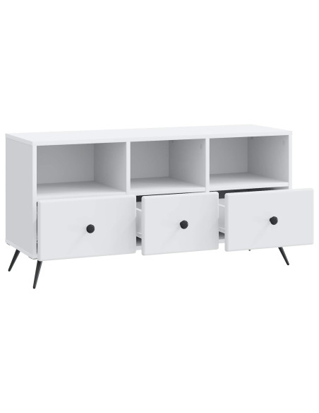 Mobile TV Bianco 102 x 34,5 x 50 cm Legno ingegnerizzato