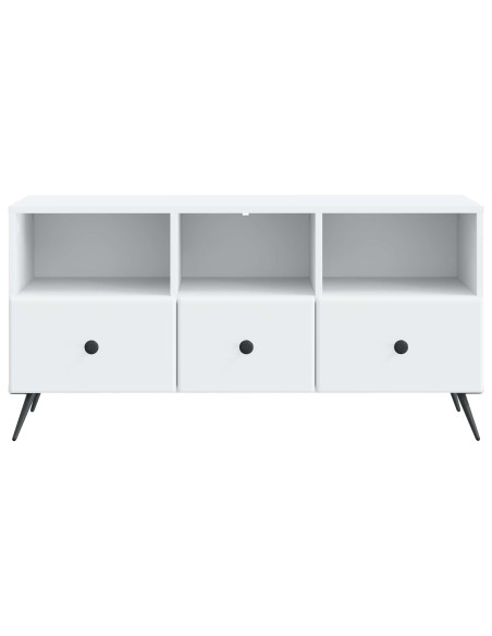 Mobile TV Bianco 102 x 34,5 x 50 cm Legno ingegnerizzato