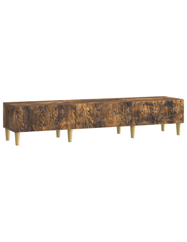 Mobile TV 147 x 34,5 x 30 cm Rovere Fumo Legno ingegnerizzato