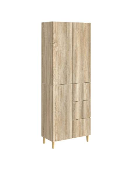 Set di armadi 2 pcs 66 x 34,5 x 90 cm Legno ingegnerizzato