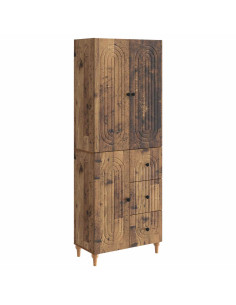 Set di armadi 2 pcs 66 x 34,5 x 90 cm Legno ingegnerizzato