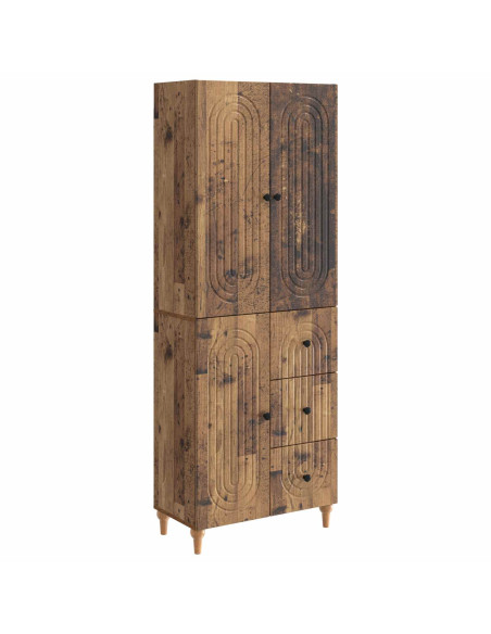 Set di armadi 2 pcs 66 x 34,5 x 90 cm Legno ingegnerizzato