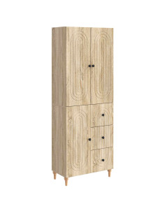 Set di armadi 2 pcs 66 x 34,5 x 90 cm Legno ingegnerizzato