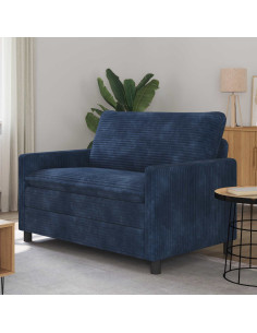 Divano Blu navy 126 x 81 x 87,5 cm Poliestere