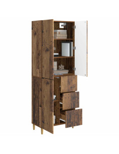 Set di armadi 2 pcs 66 x 34,5 x 90 cm Legno ingegnerizzato 2