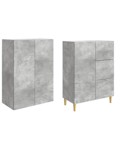 Set di armadi 2 pcs 66 x 34,5 x 90 cm Legno ingegnerizzato
