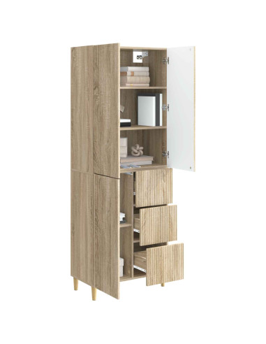 Set di armadi 2 pcs 66 x 34,5 x 90 cm Legno ingegnerizzato