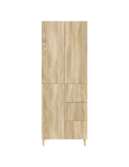 Set di armadi 2 pcs 66 x 34,5 x 90 cm Legno ingegnerizzato