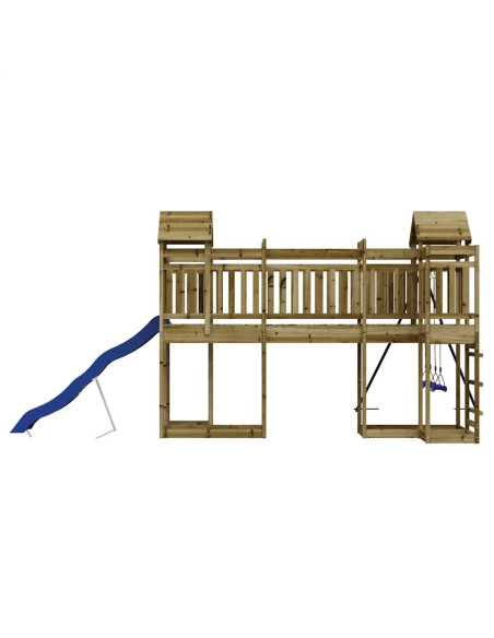 Set da Gioco da Esterno in Legno di Pino Impregnato