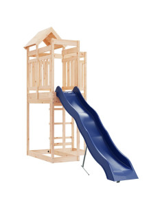 Set da Gioco da Esterno in Legno Massello di Pino 2
