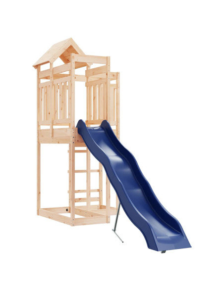Set da Gioco da Esterno in Legno Massello di Pino