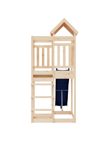 Set da Gioco da Esterno in Legno Massello di Pino